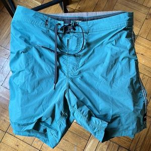 VANS TEAL HYBRID SHORTS